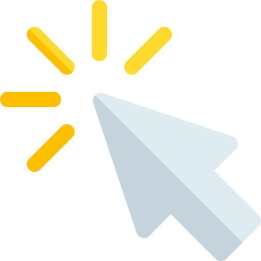 Hand clicking on the box frame